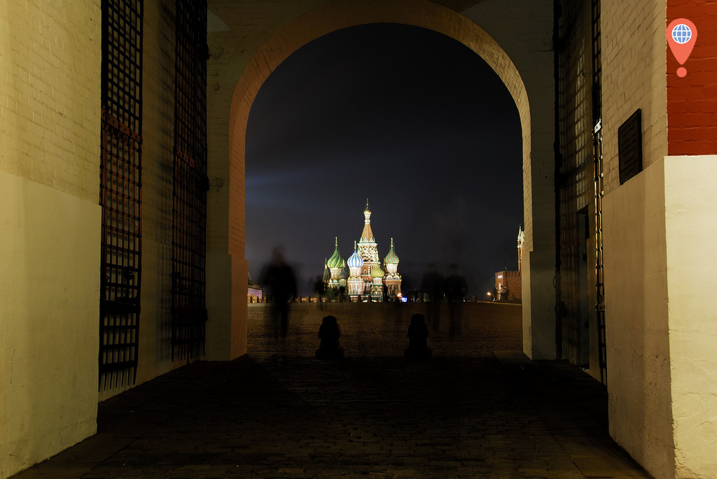 red square entrance