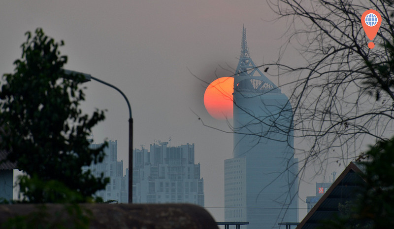 jakarta sunset