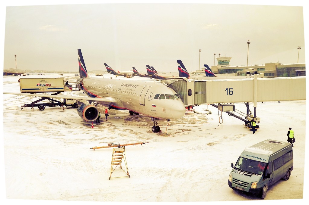 aeroflot a320 boarding