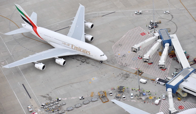 A380 sydney gate