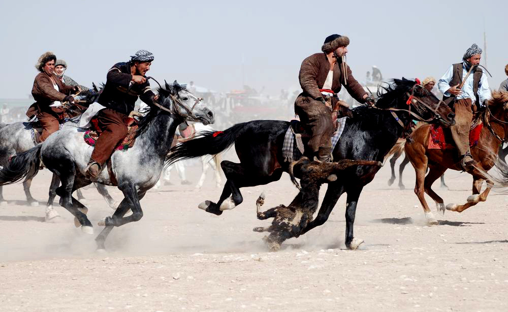 buzkashi game in afghanistan