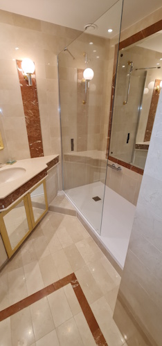 Baignoire en douche