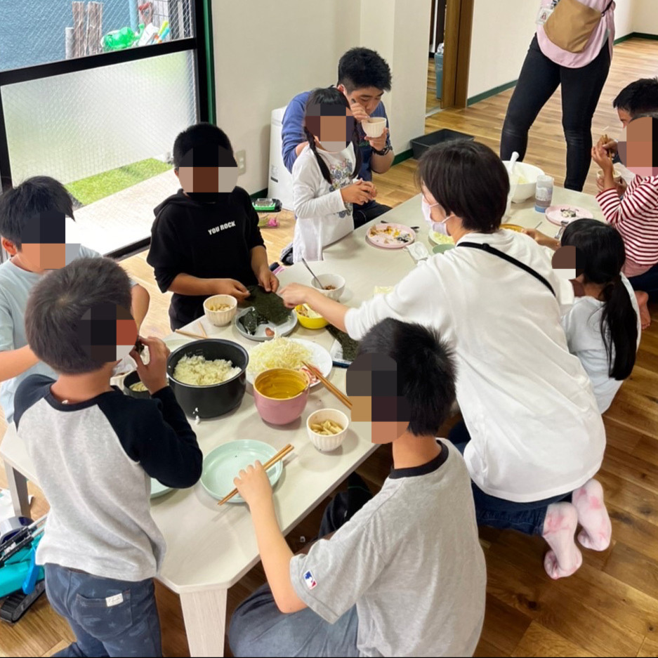 学校がお休みの日はランチを作って食べます！