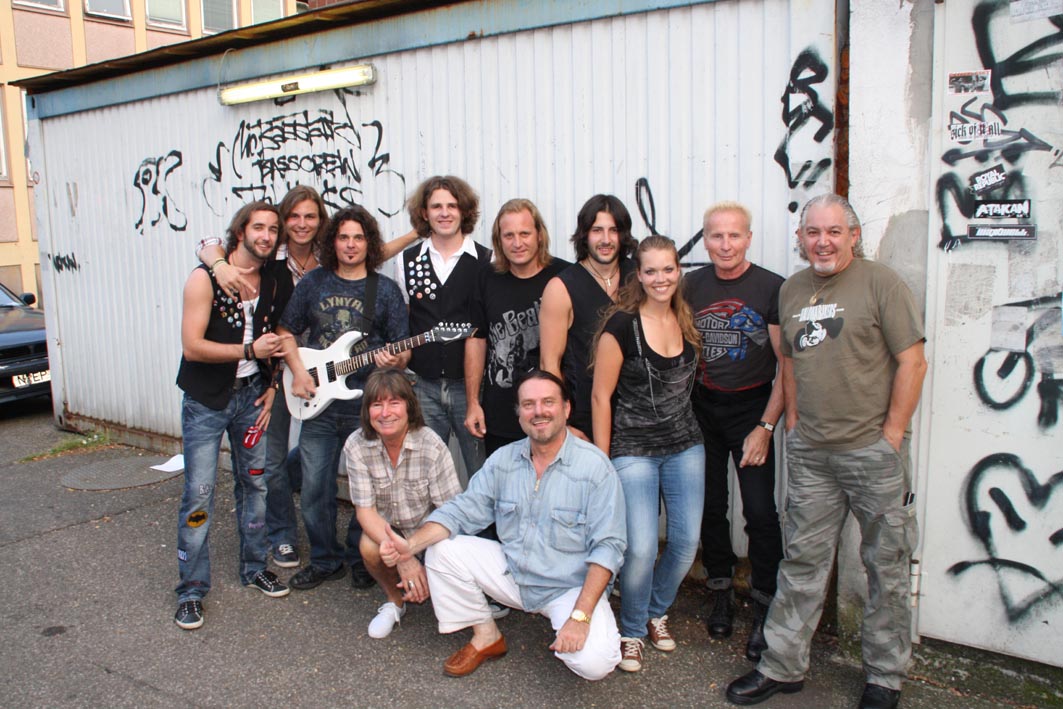 UFO with support act Nightrain in Nuremberg, Germany; July 2010 - pic by Alois C. Braun