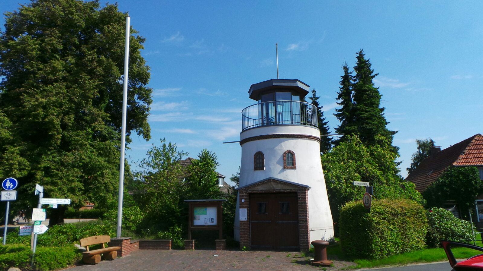 Schifffahrtsdenkmal in Steinhausen.