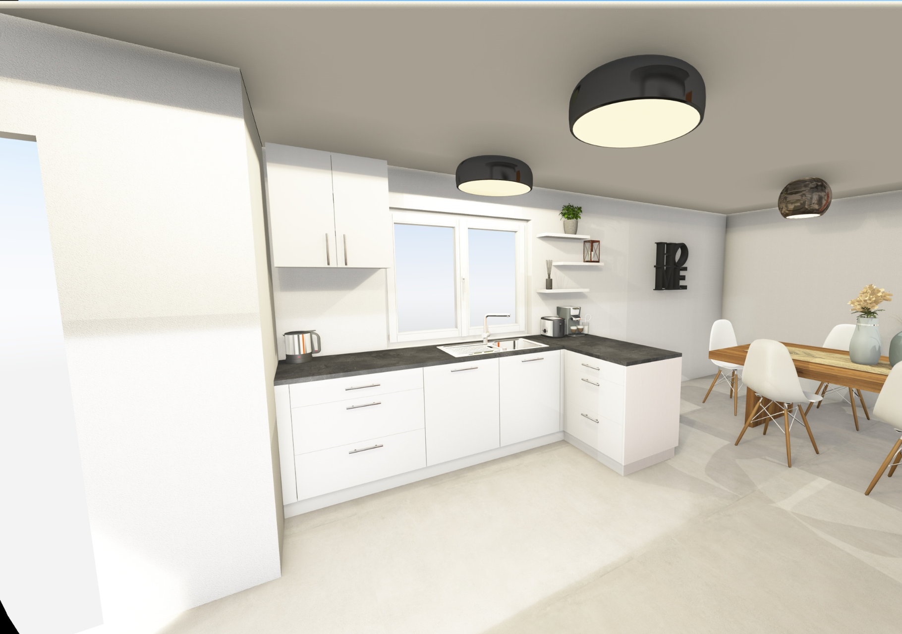 Cuisine, Agencement d'intérieur, menuisier, ébèniste, conception 3D