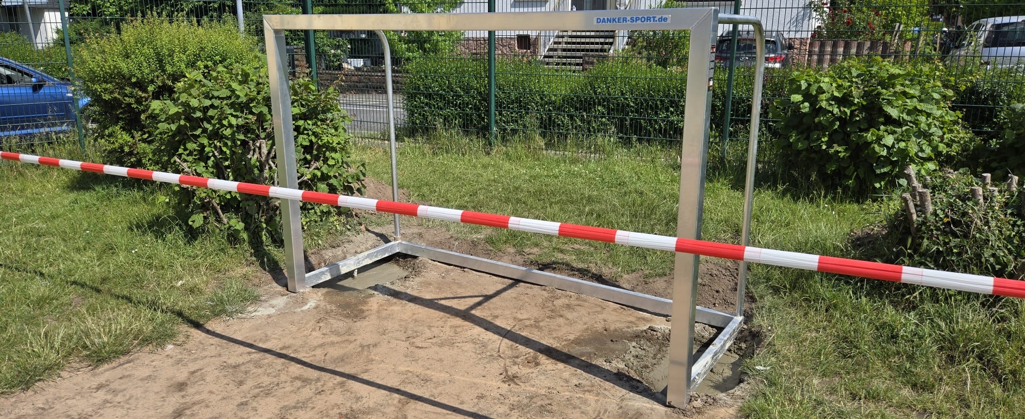 Ein zweites Fußballtor ist bald einsatzbereit!