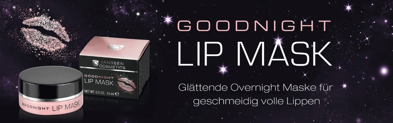 Die Lippenmaske von Janssen Cosmetics - perfekt über Nacht