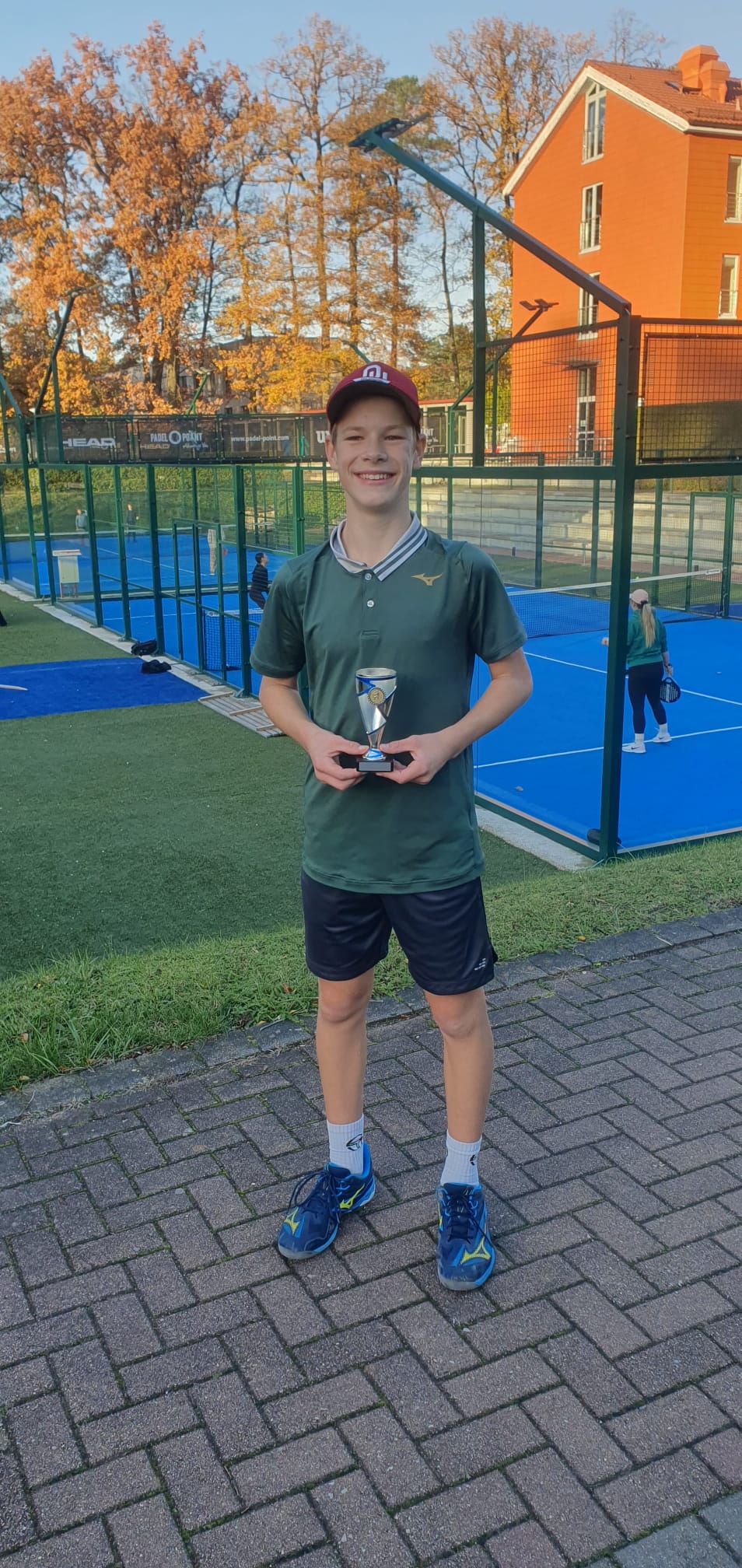 Bennet Sprysch gewinnt sein erstes großes Turnier ohne Satzverlust in der Altersklasse U14 beim Wandlitz Cup in Berlin 2024