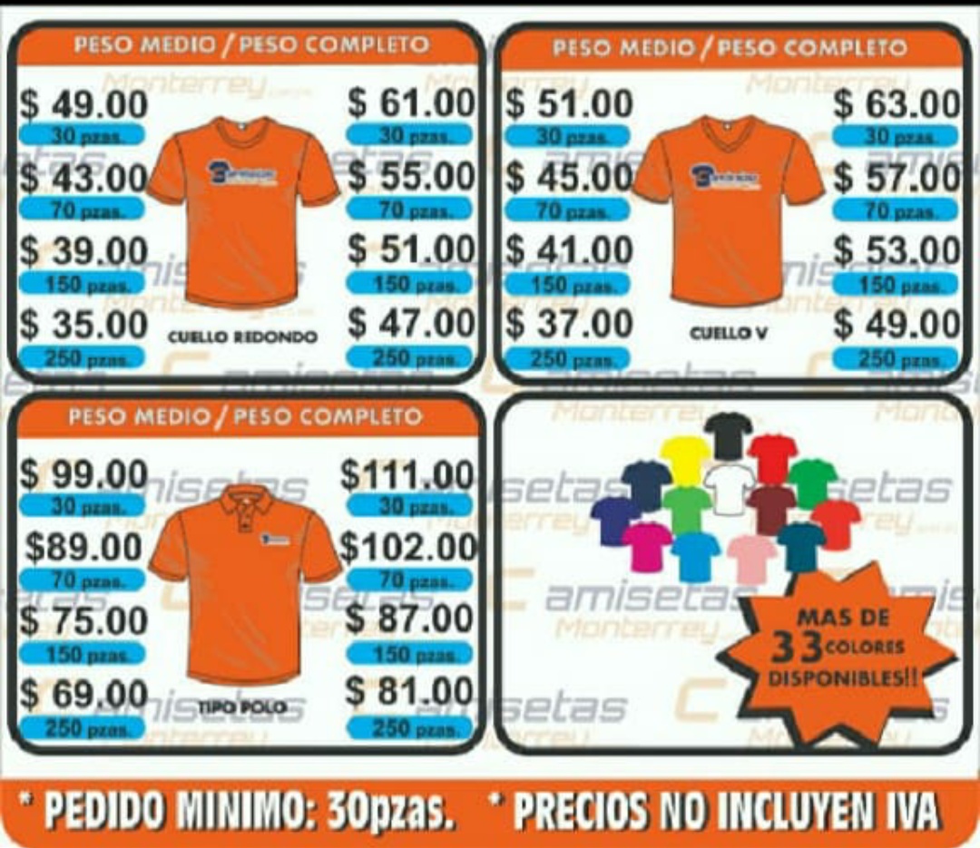 Ventas de playeras por mayoreo clearance