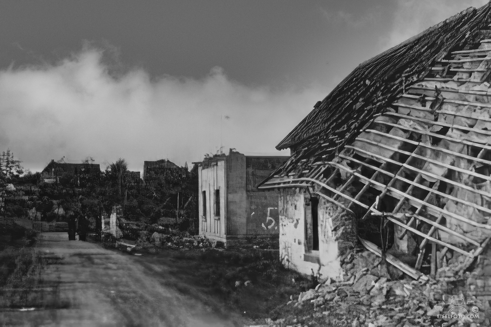 Nach der Räumung wurde Wollseifen zur Trümmerlandschaft
