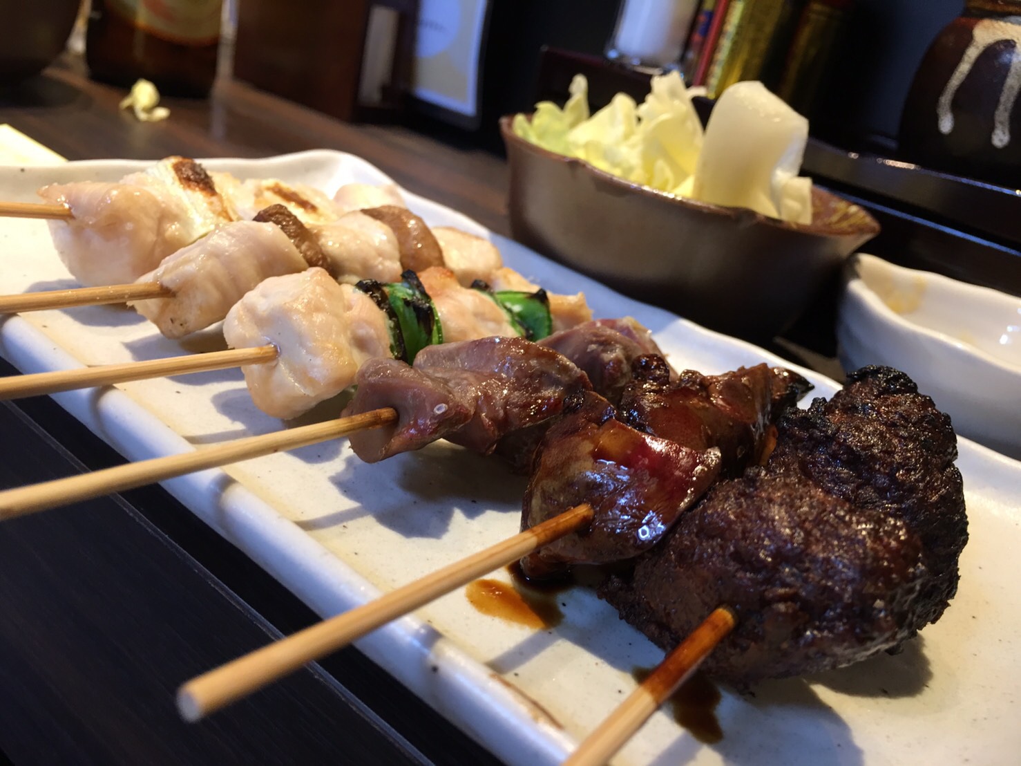 焼き鳥　6串盛り合せ