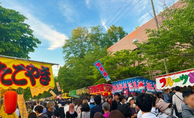 京王線　笹塚の夏祭り