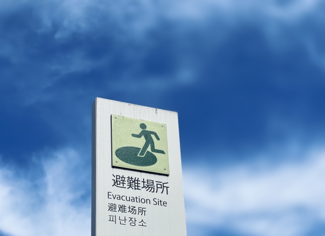 マンションからの避難場所