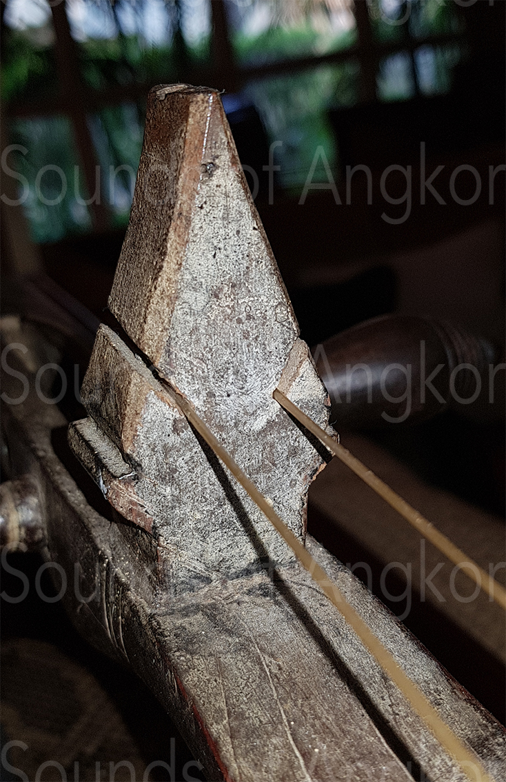 Sillet en bois. Chapei de la collection du Sofitel Pokheetra (Siem Reap).