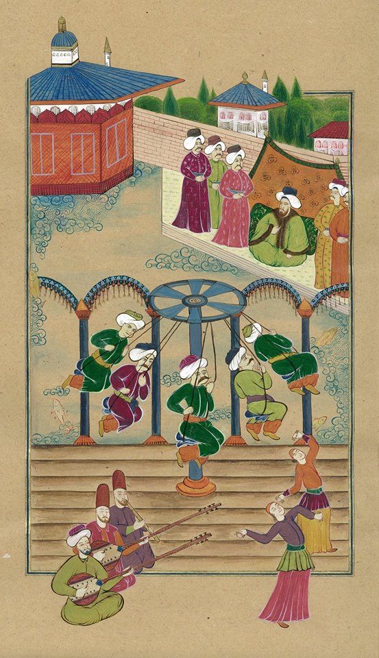 Long necked lutes and end-mouth flute.