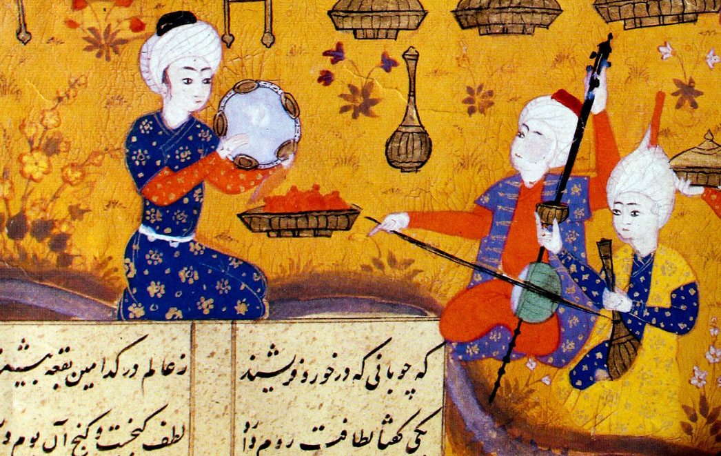 Trio mugam Azerbaijani. 16th century.