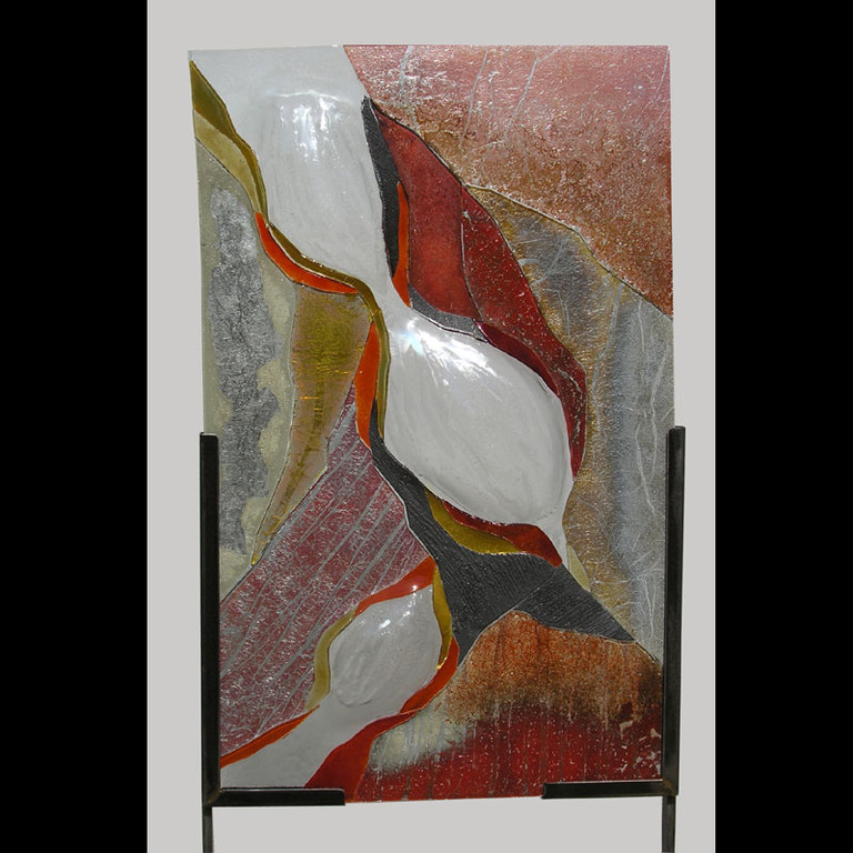 tableau verre "cocon" 80 x 50 cm