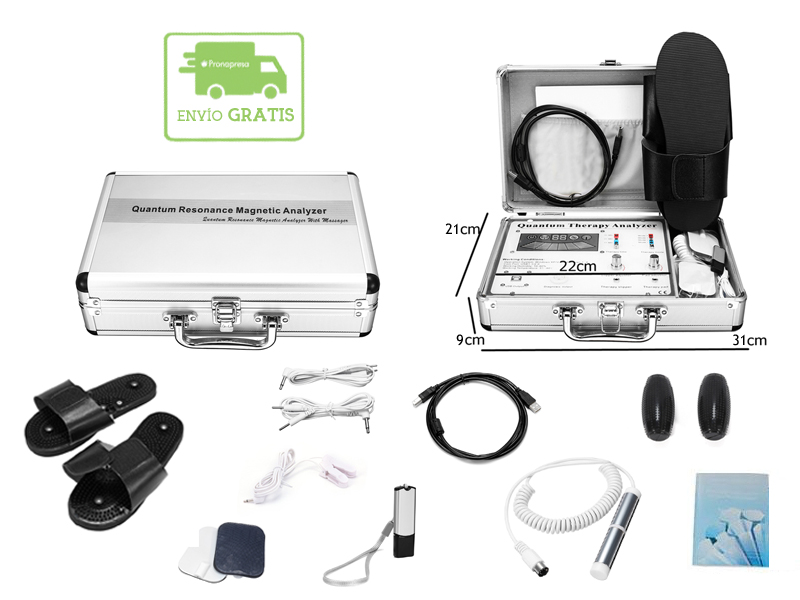 Analizador Cuántico de Resonancia Magnética con terapia de masaje de Estimulación Nerviosa Eléctrica Transcutánea (TENS) y Acupuntura