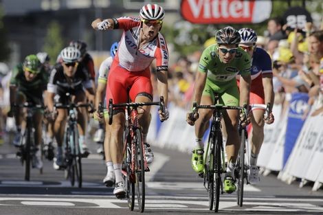 Kristoff wint, Sagan weer net niet!