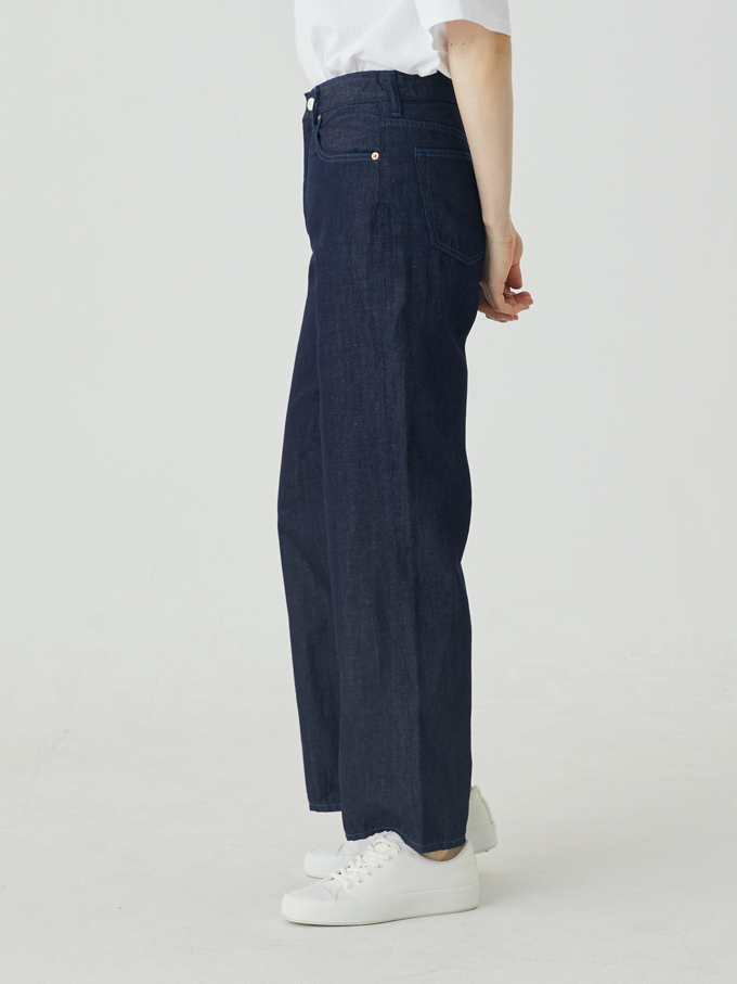linen wide flare - caqu official linen wide flare - caqu official
