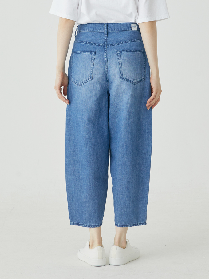 linen barrel pants - caqu official linen barrel pants - caqu official