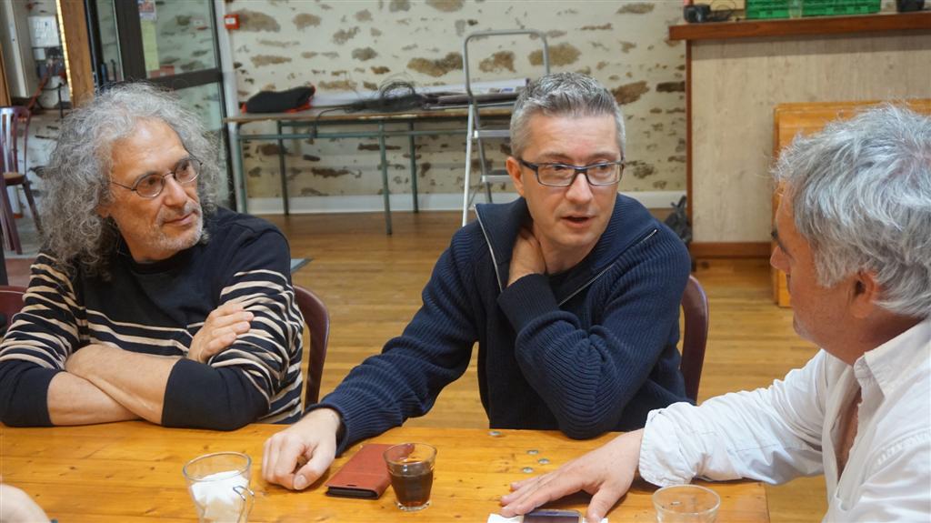 Thierry Sers et Fred Daubert, qui a désormais son rond de serviette à Festiv' en Marche (Photo Bertrand Mathieu)