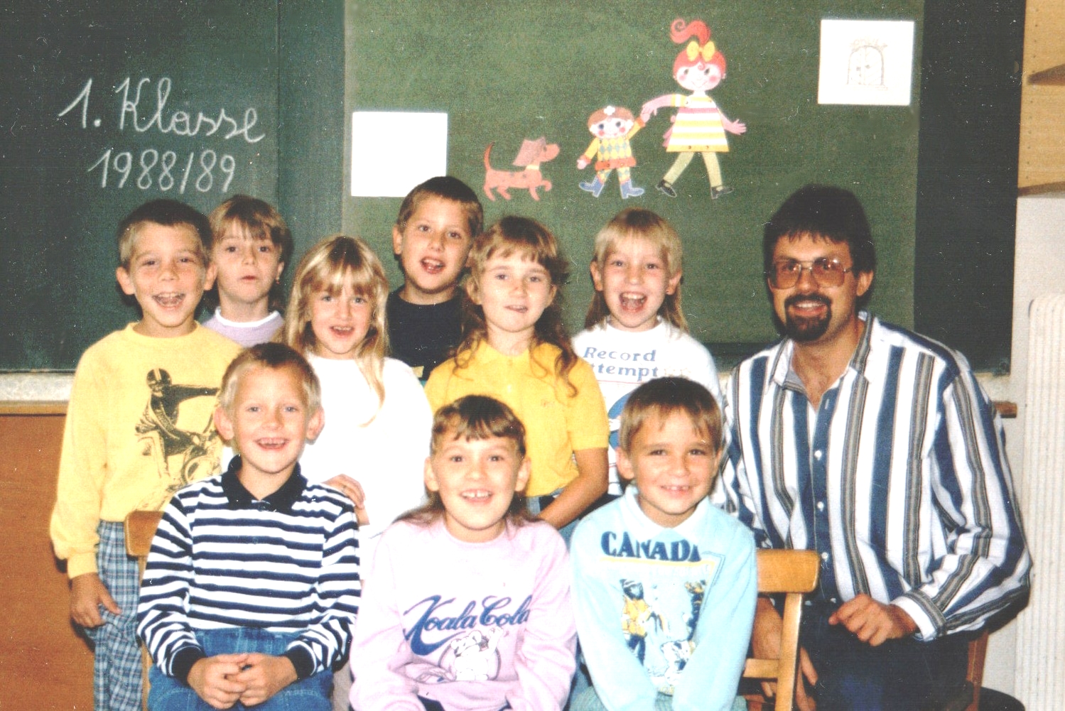 1988-89  1. Kl. (1./2. Schst.) mit KL Gerhard Kappacher