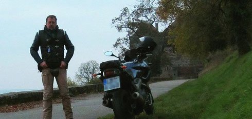 »End of Ride 2016«, Mitte November, Burg Lichtenberg bei Oberstenfeld - sehr kalt ...