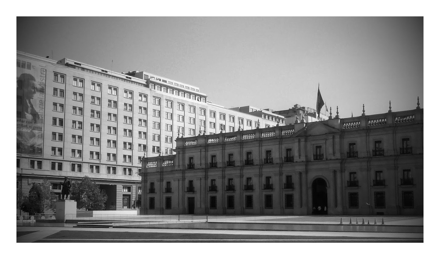 Santiago de Chile, palacio de la moneda mars 2016