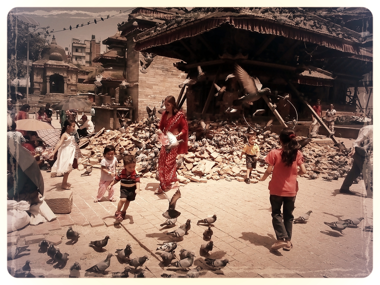 Kathmandu, Durbar Square, septembre 2016