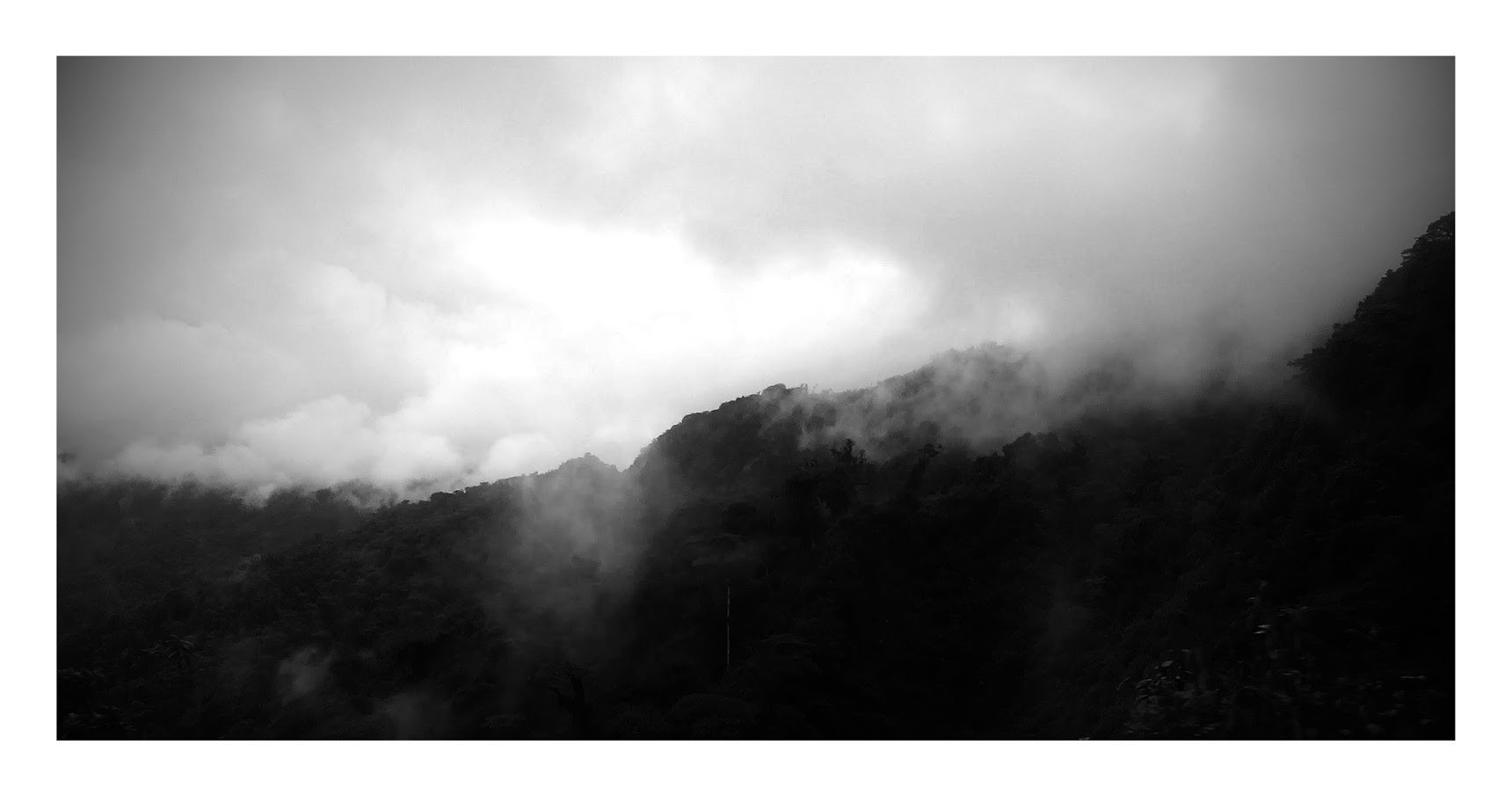 sur la route de l'Amazonie, Equateur, janvier 2016