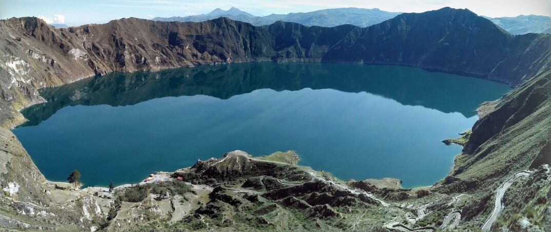 Laguna Quilotoa, Equateur janvier 2016