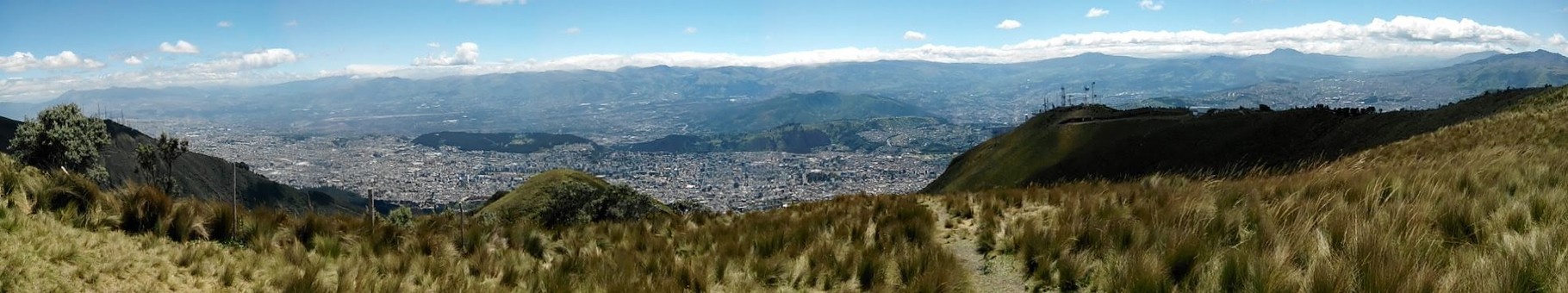 Quito depuis le Pichincha, Equateur, décembre 2015