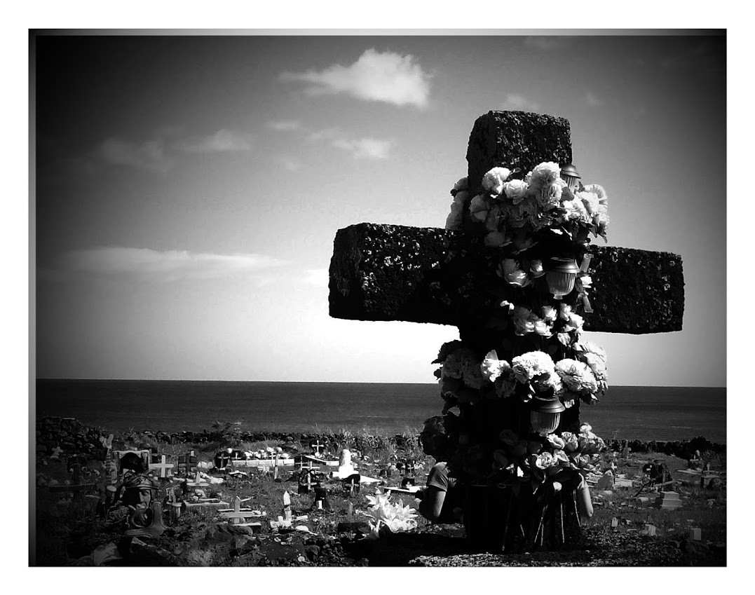 Rapa Nui, cimetière de Hanga Roa, avril 2016