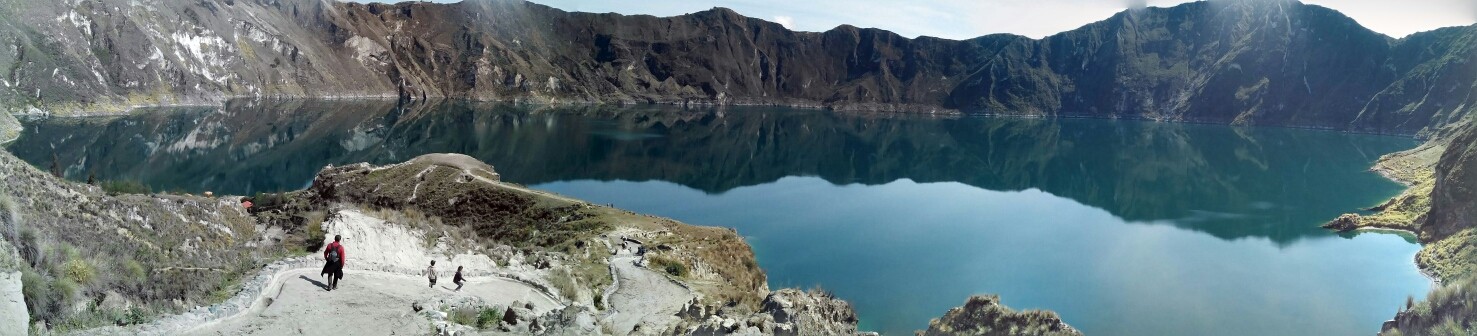 Laguna Quilotoa, Equateur janvier 2016