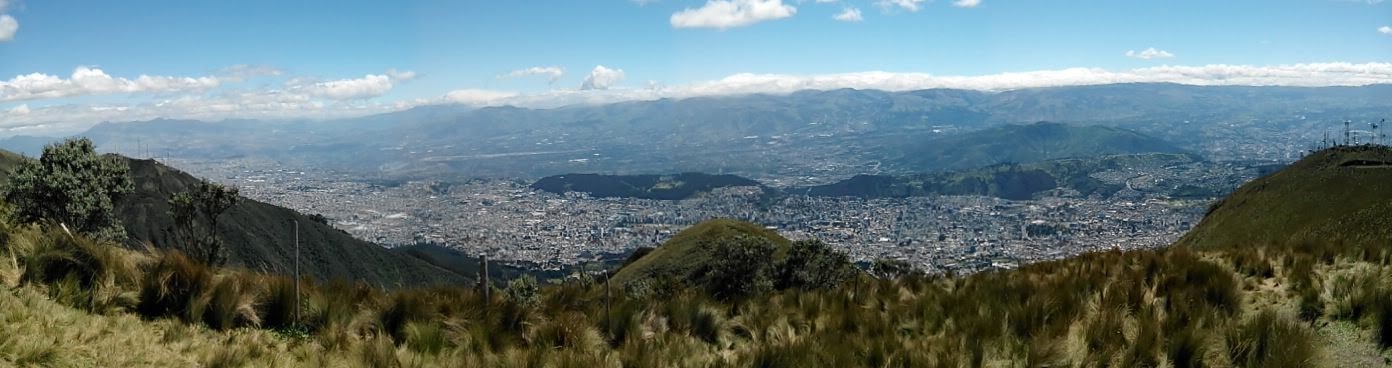 Quito depuis le Pichincha, Equateur, décembre 2015