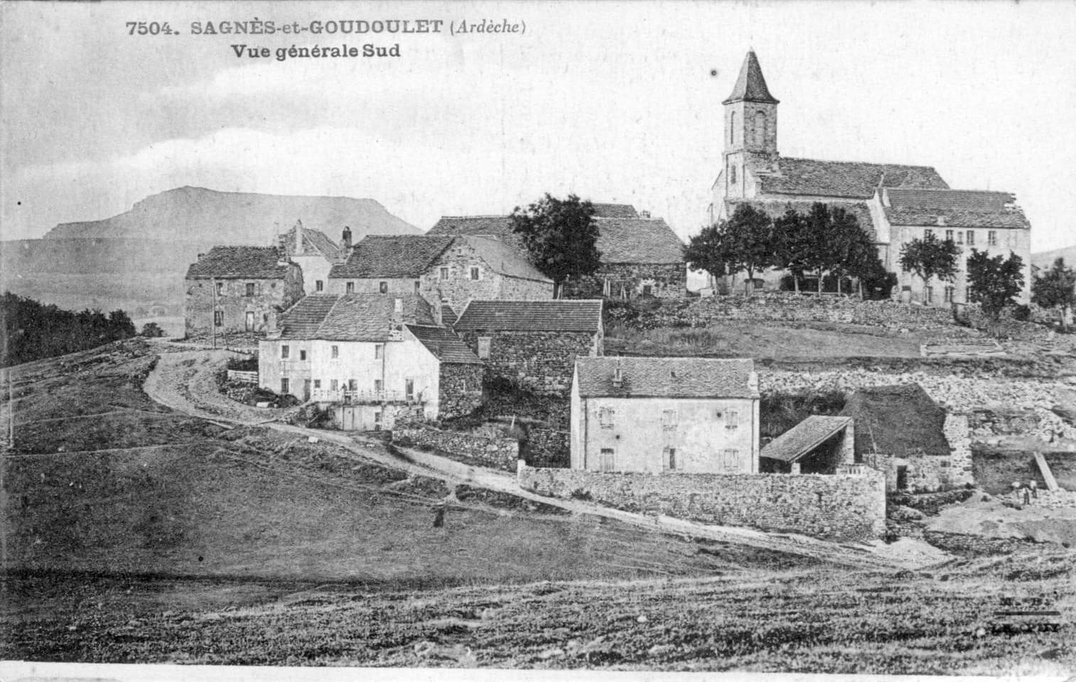 Photos anciennes de SainteEulalie Mairie de SainteEulalie Ardèche