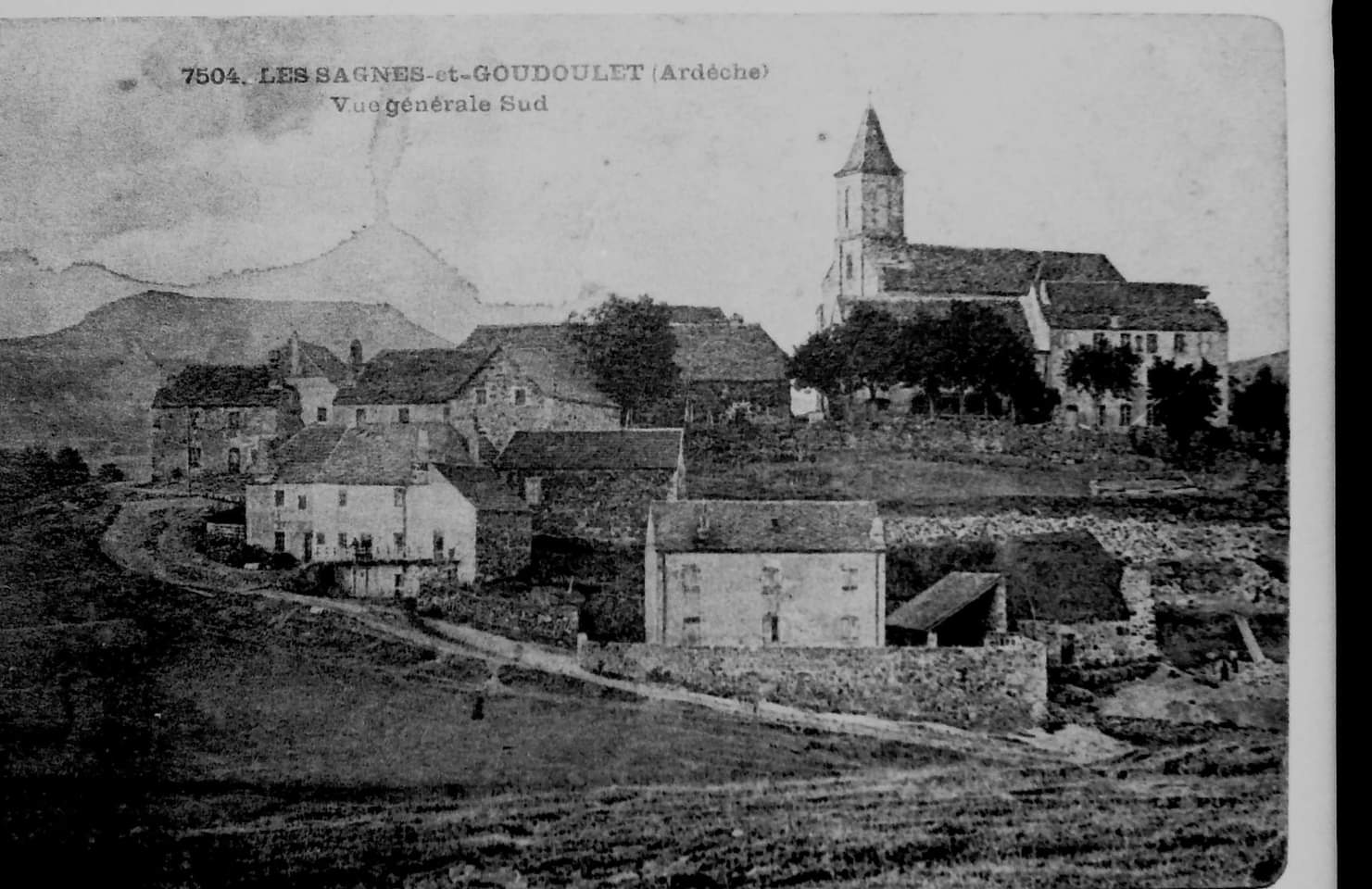 Photos anciennes de SainteEulalie Mairie de SainteEulalie Ardèche
