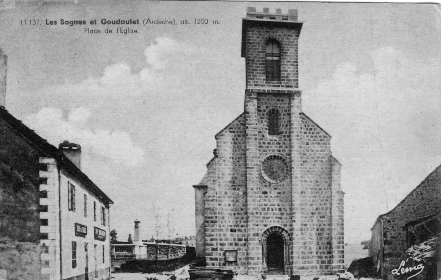 Photos anciennes de SainteEulalie Mairie de SainteEulalie Ardèche