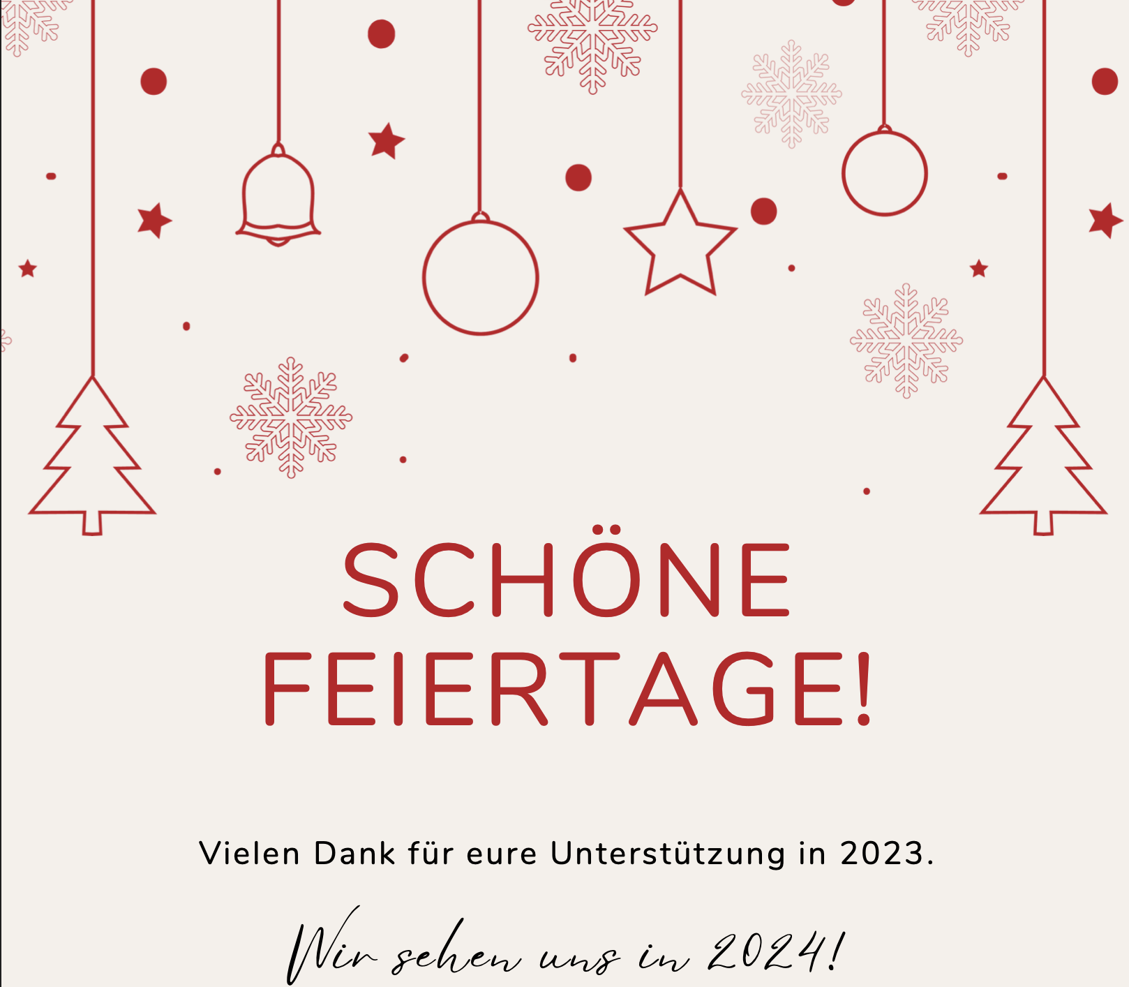 Der Sportverein Odersbach wünscht seinen Mitgliedern ruhige und besinnliche Weihnachtstage