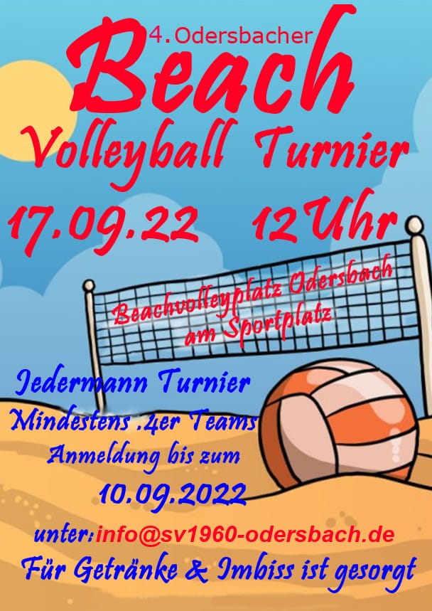 4. Beachvolleyball Tunier