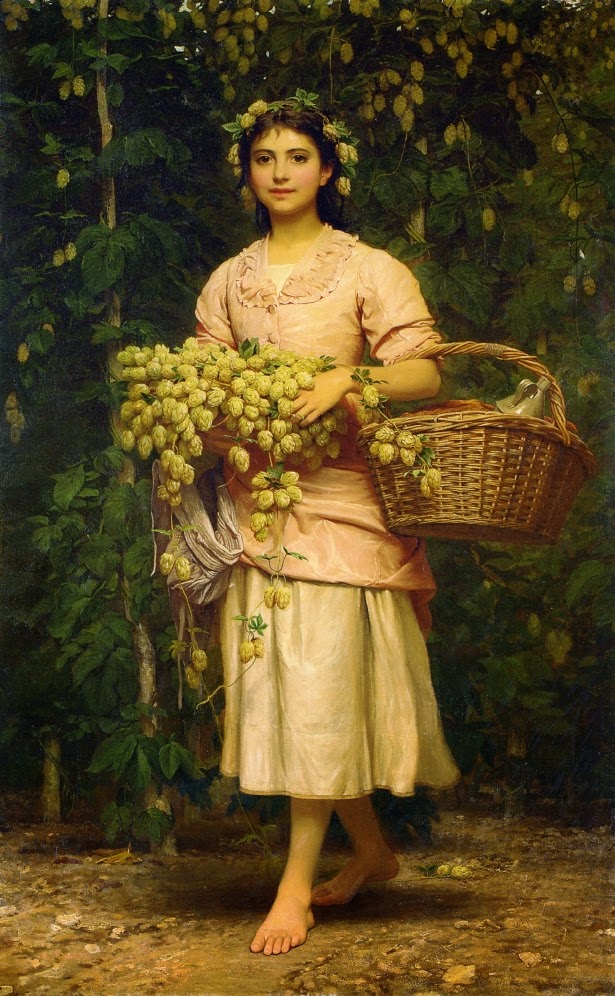 Charles Edward Perugini - The Hop Picker