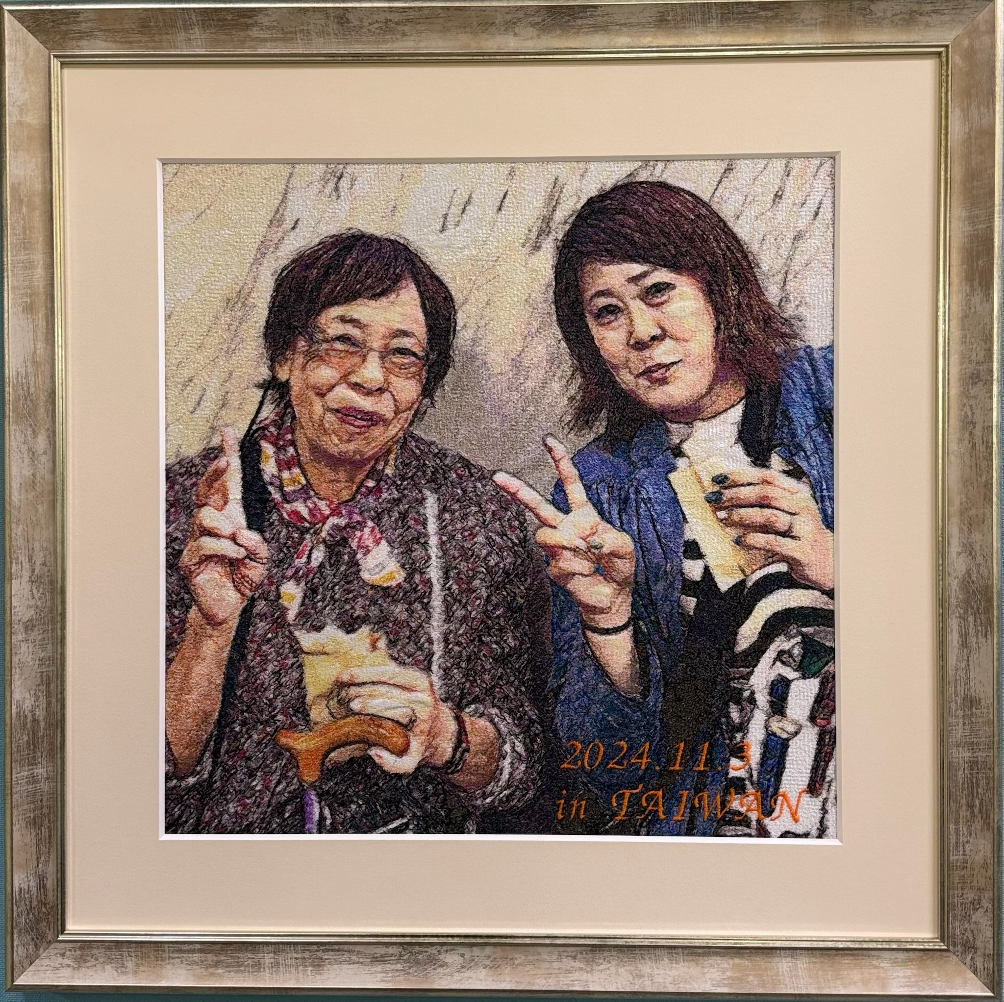 絵画風フォト刺しゅう 【ご注文はこちら！】（↓にスクロールして