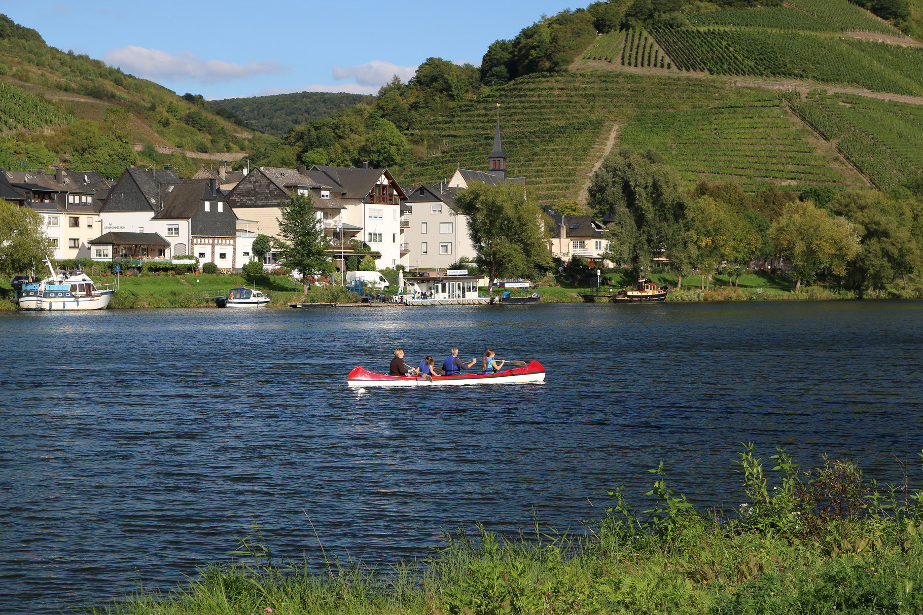 Kanufahrt auf der Mosel