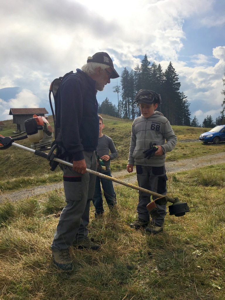 ...Besprechung der Arbeiten auf Balnettis