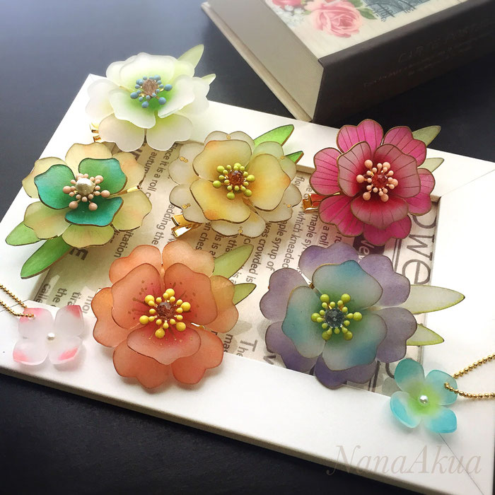 Workshop 17 ハンドクラフトフェア In 名古屋 ナナアクヤのプラバンアクセサリーワークショップ 6月23 24日開催 Nanaakua工房 ムダでくだらないことを追求して面白がる ナナアクヤ工房の作品集と日々の色々
