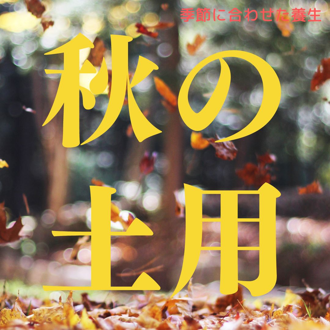 10月20日～11月6日は「秋の土用」