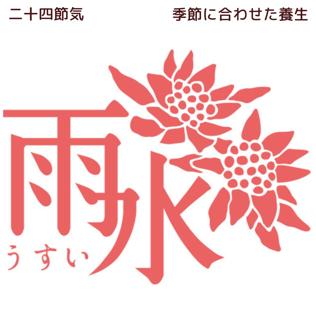 今日は「雨水」