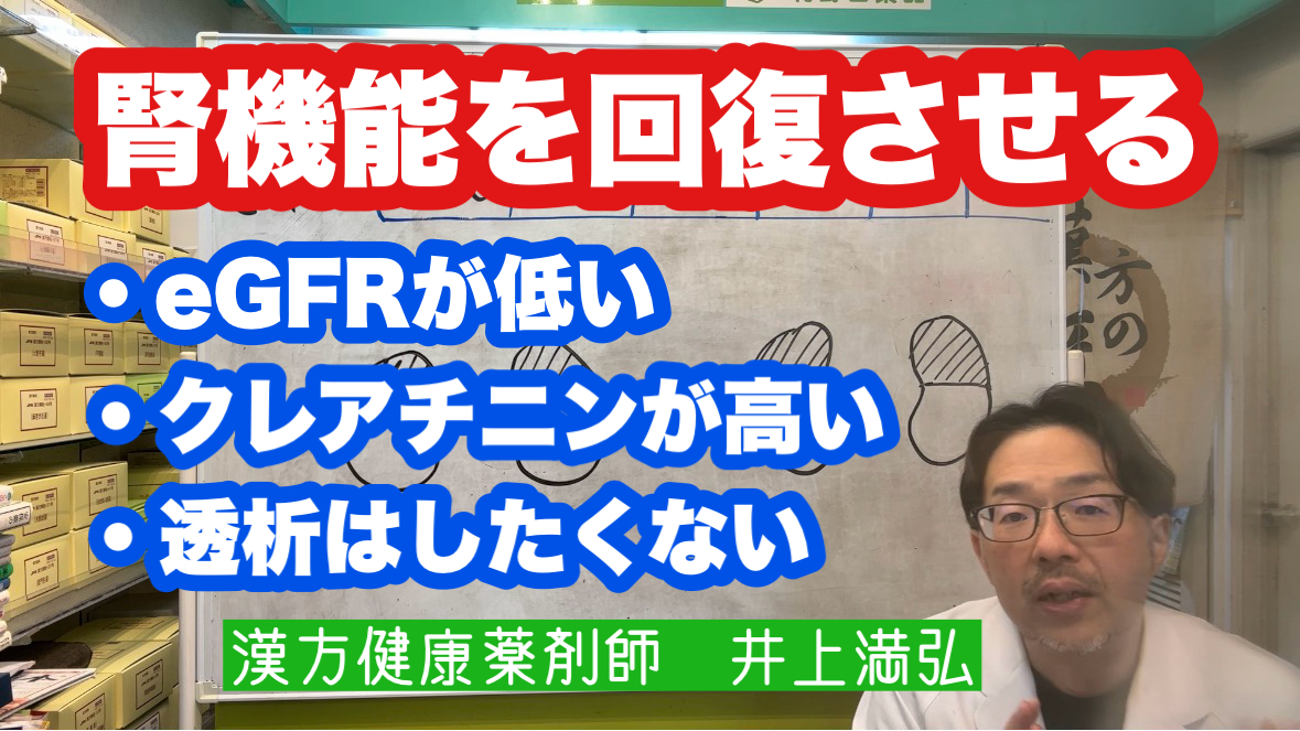腎機能を回復させる【eGFRが低い、クレアチニンが高い、透析はしたくない】